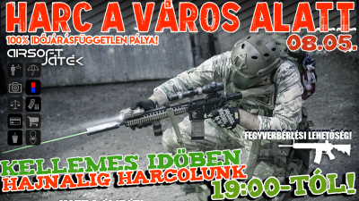 Harc a város alatt - Airsoft Játék